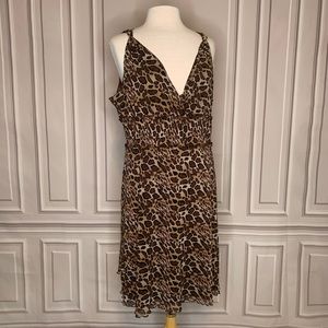 BCBG MaxAzria. Leopard dress. Size XL.